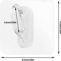 Multipurpose Self Adhesive Hook Holder (Pack of 10pc)