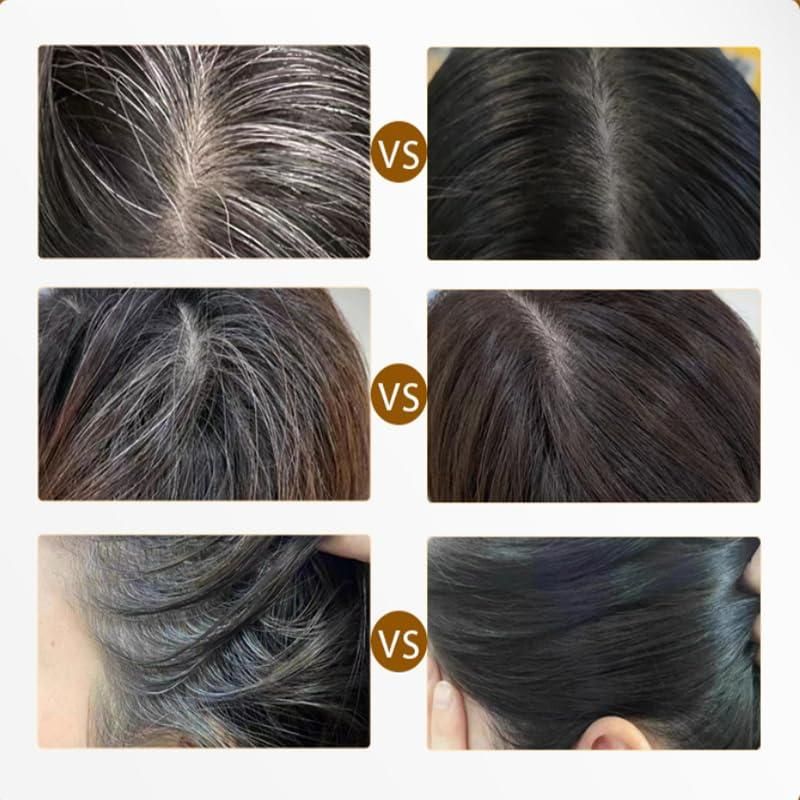 Covering White Hair is Simple and Convenient - Black