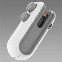 Portable Mini Sealing Machine 2 in 1 USB Rechargeable Magnetic Bag Sealer Heat Seal with Cutter